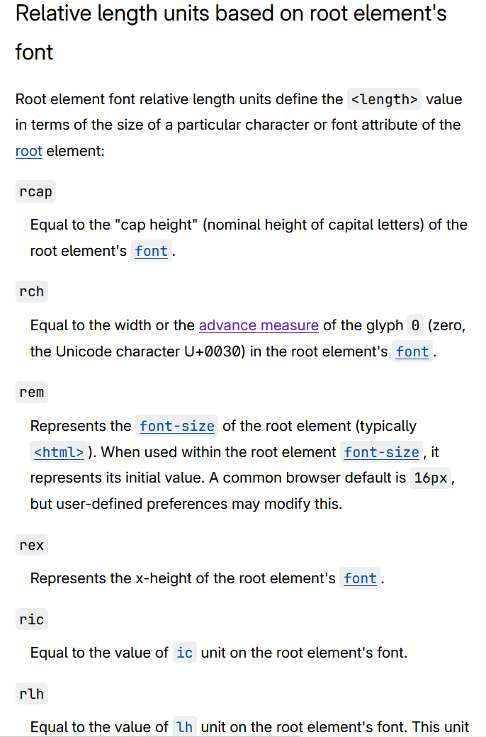 css unit rcap rch rex ric rlh 2025-11-18 144a1