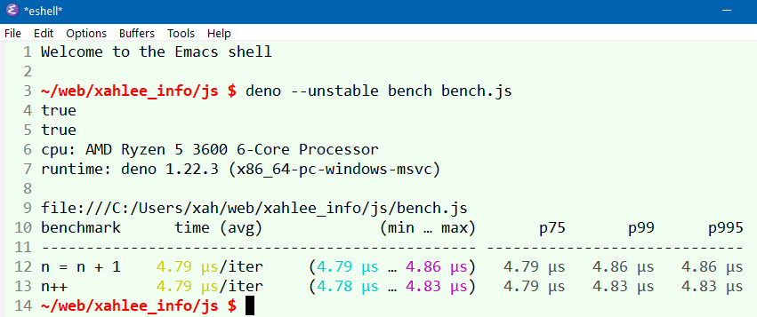 deno benchmark 2022-07-10 6FCy9