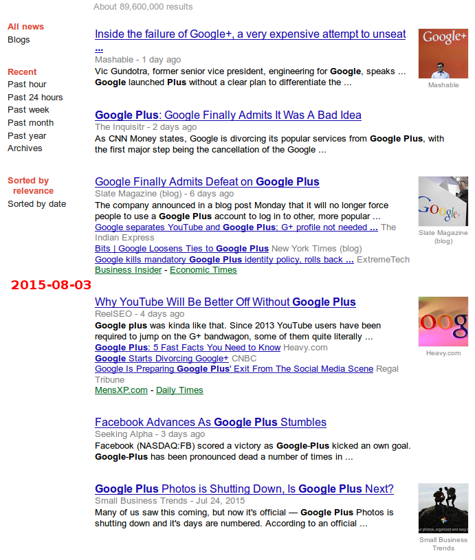 google plus failed news 2015-08-03