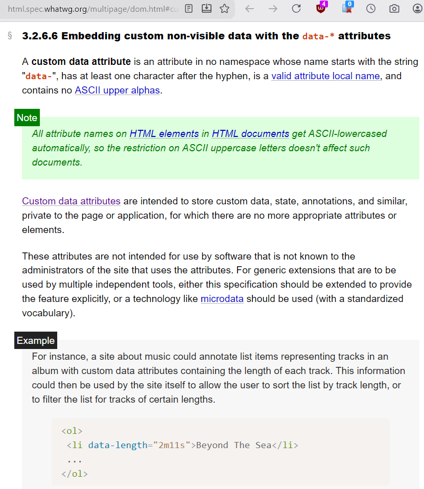 html custom data attribute 2026-08-04 ll