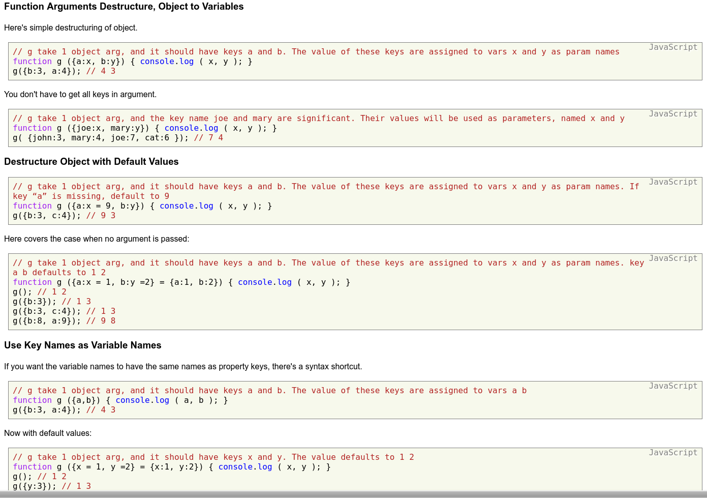 js destructure object f66a0