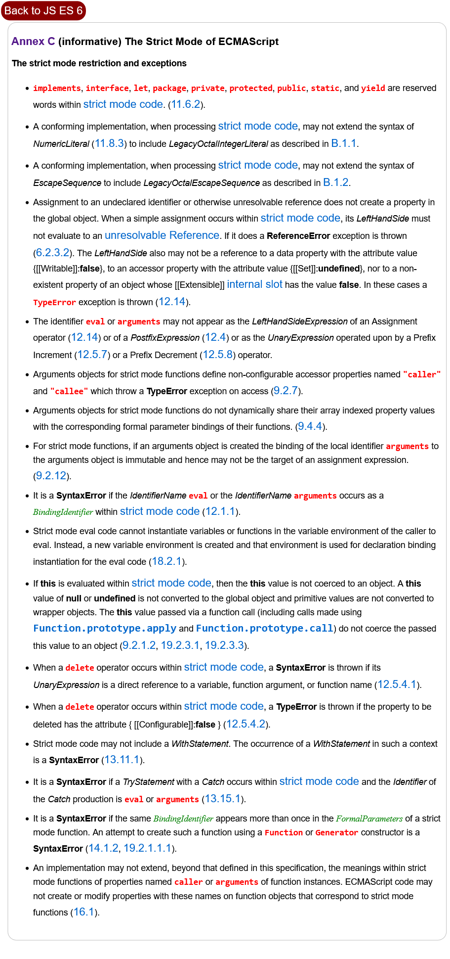 js strict mode ECMAScript 2015 JBDTV