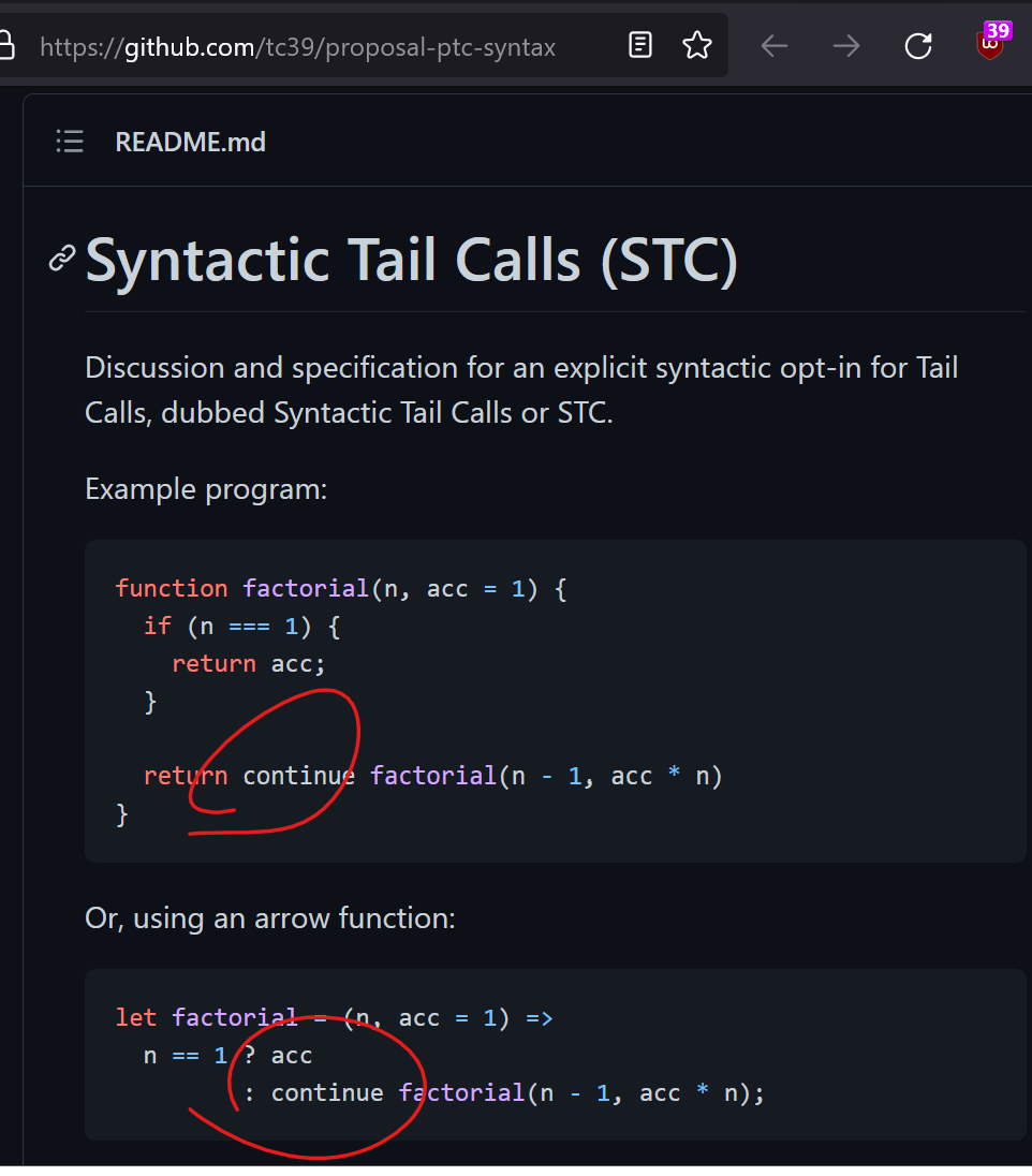 js tail tc39 proposal 2023-01-13 NwNtm