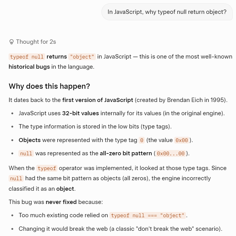 js typeof null object 2026-07-01 19b78 ll