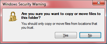 windows security warning dialog