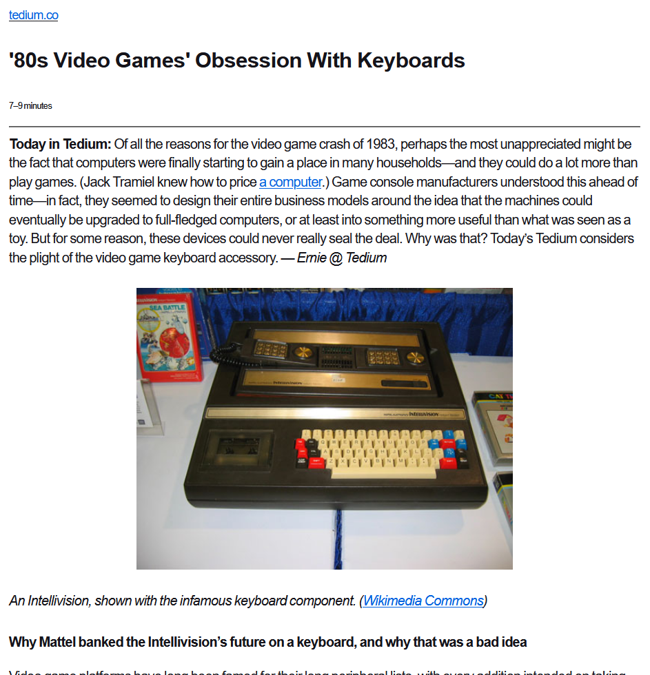 Ernie Smith video games keyboards 2025-10-14 2f4bb