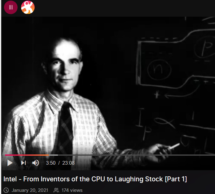 Intel history PsdTm