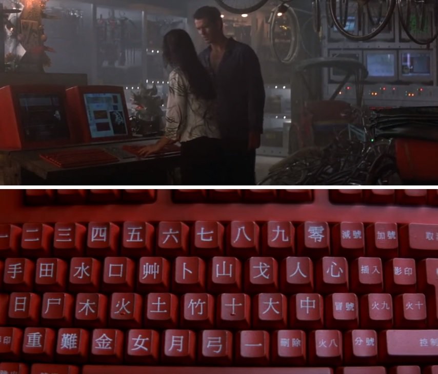 James Bond Tomorrow Never Dies keyboard 2zbwm