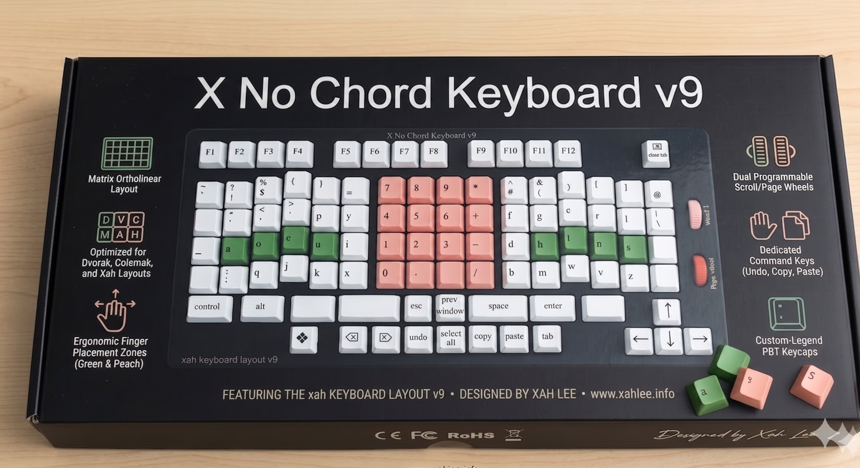 Xah X No Chord Keyboard box 2026-05-22 vC8MQ
