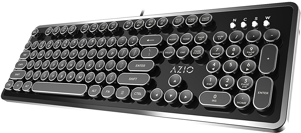 azio mk retro keyboard 2017 75930