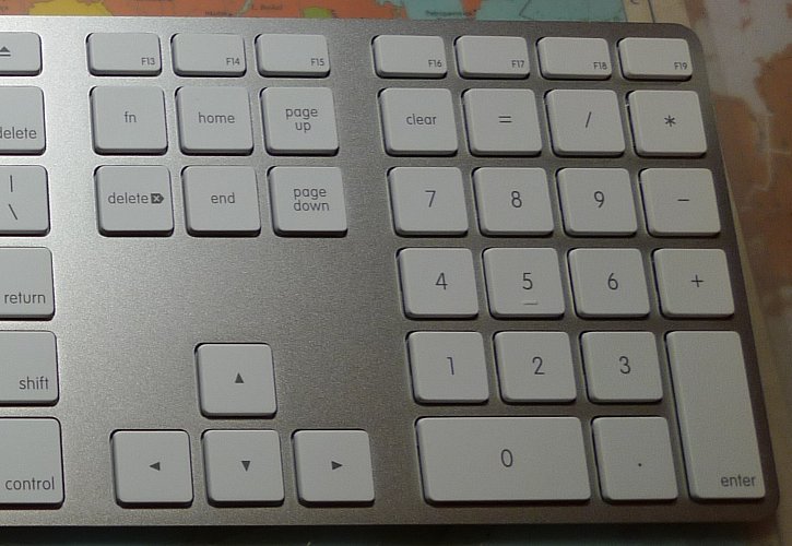 Apple iMac Keyboard A1243-numpad