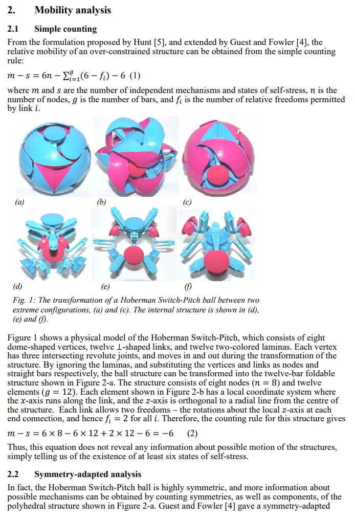 Hoberman Switch Pitch Ball mechanism