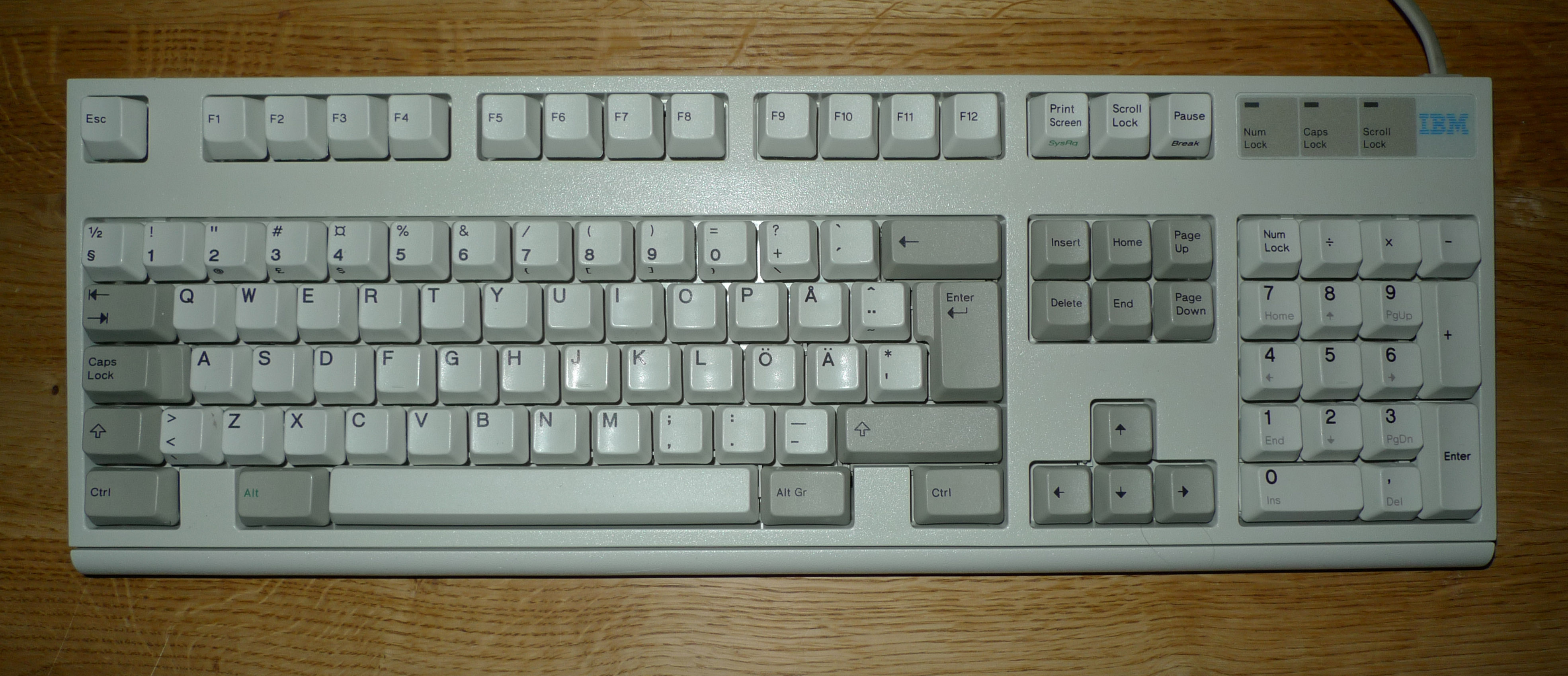 IBM model M2 for Sweden and Finland 71584