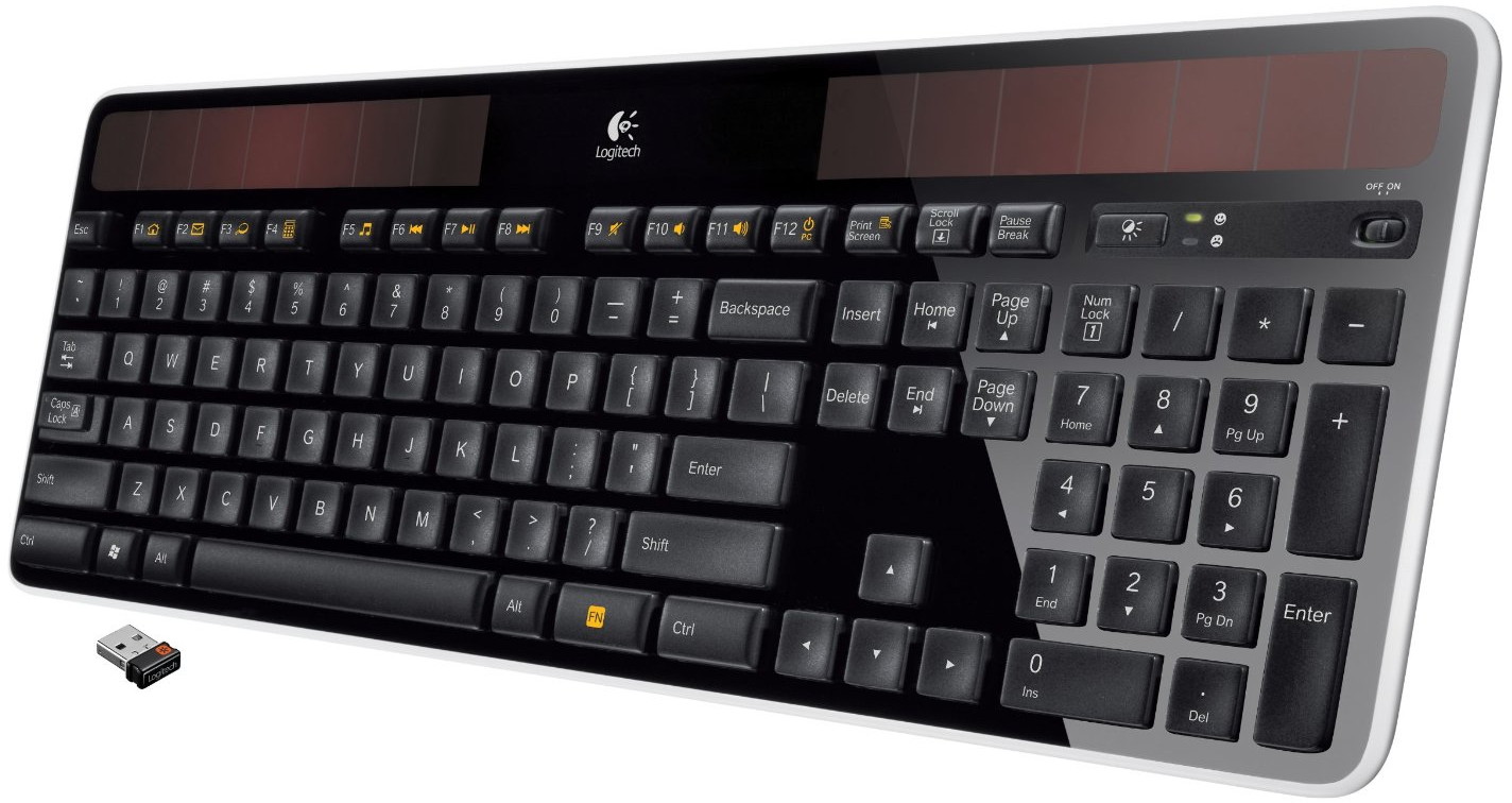 Logitech wireless solar keyboard k750