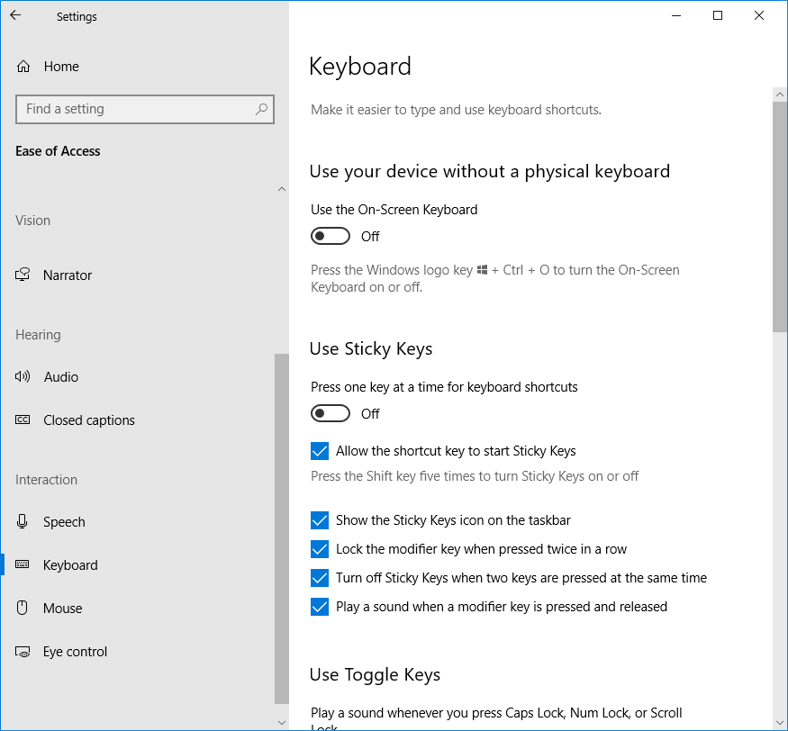 Windows 10 sticky keys 2021-06-03
