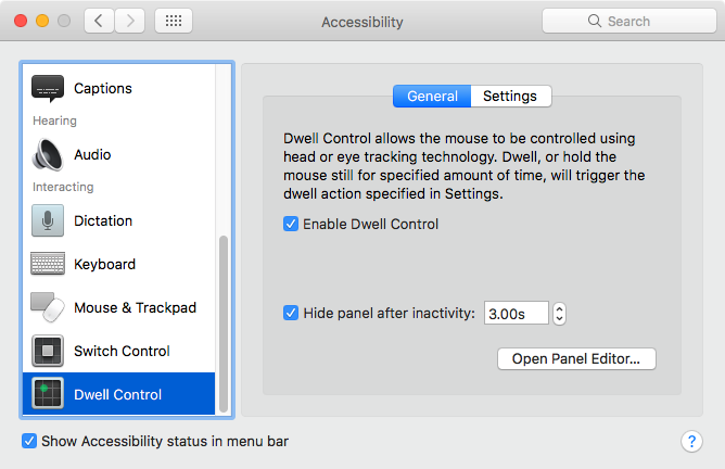 macOS 10.12.6 dwell control 2017-09-20