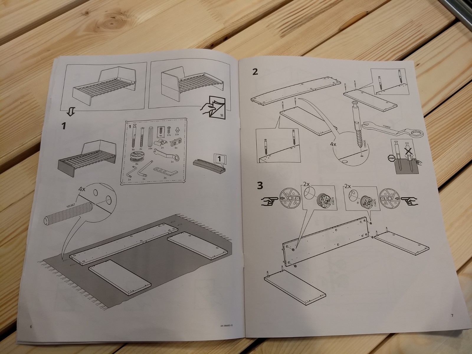 ikea FLEKKE bed 20230414 104025046