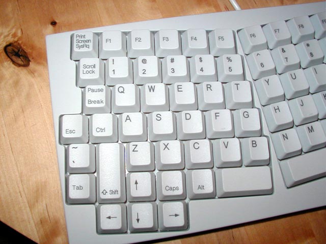 scythe ergo diver keyboard left