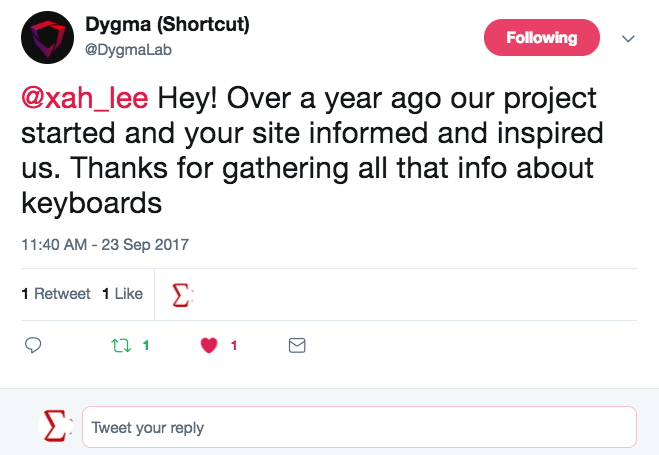 xah dygma shoctcut keyboard testimonial 82680