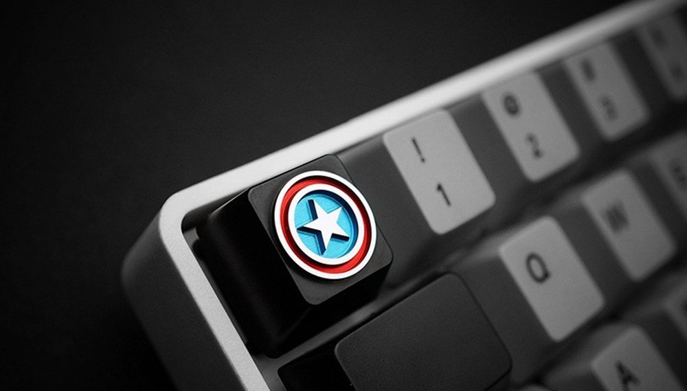 HolyOOPS keycap captain america