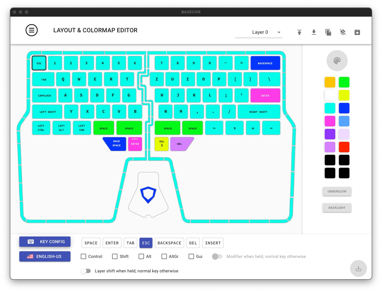 Dygma Keyboard config 2021-02-13