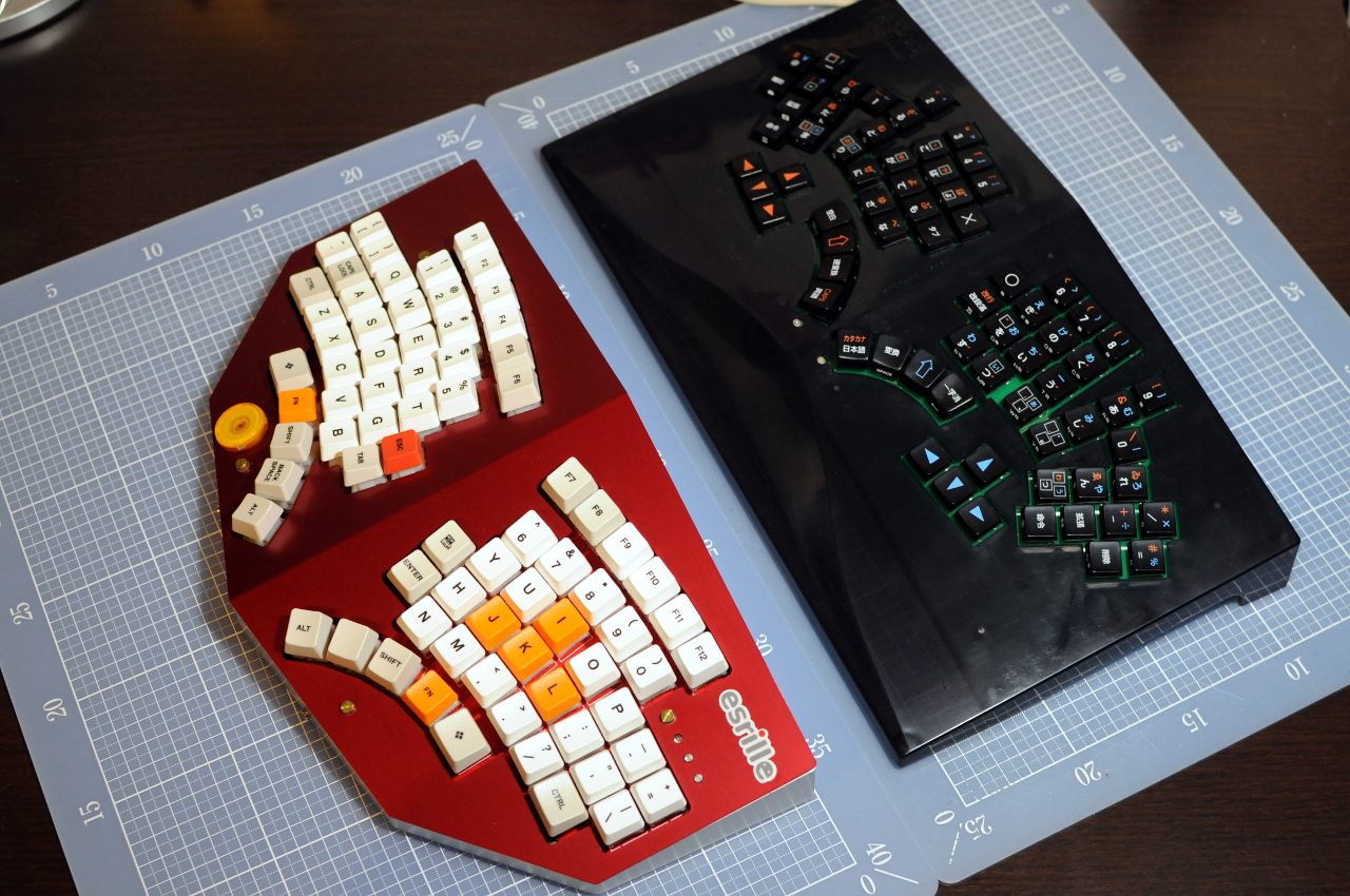 Esrille New Keyboard skeletron and nisse