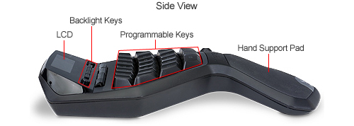 logitech g13 keypad sideview 63447