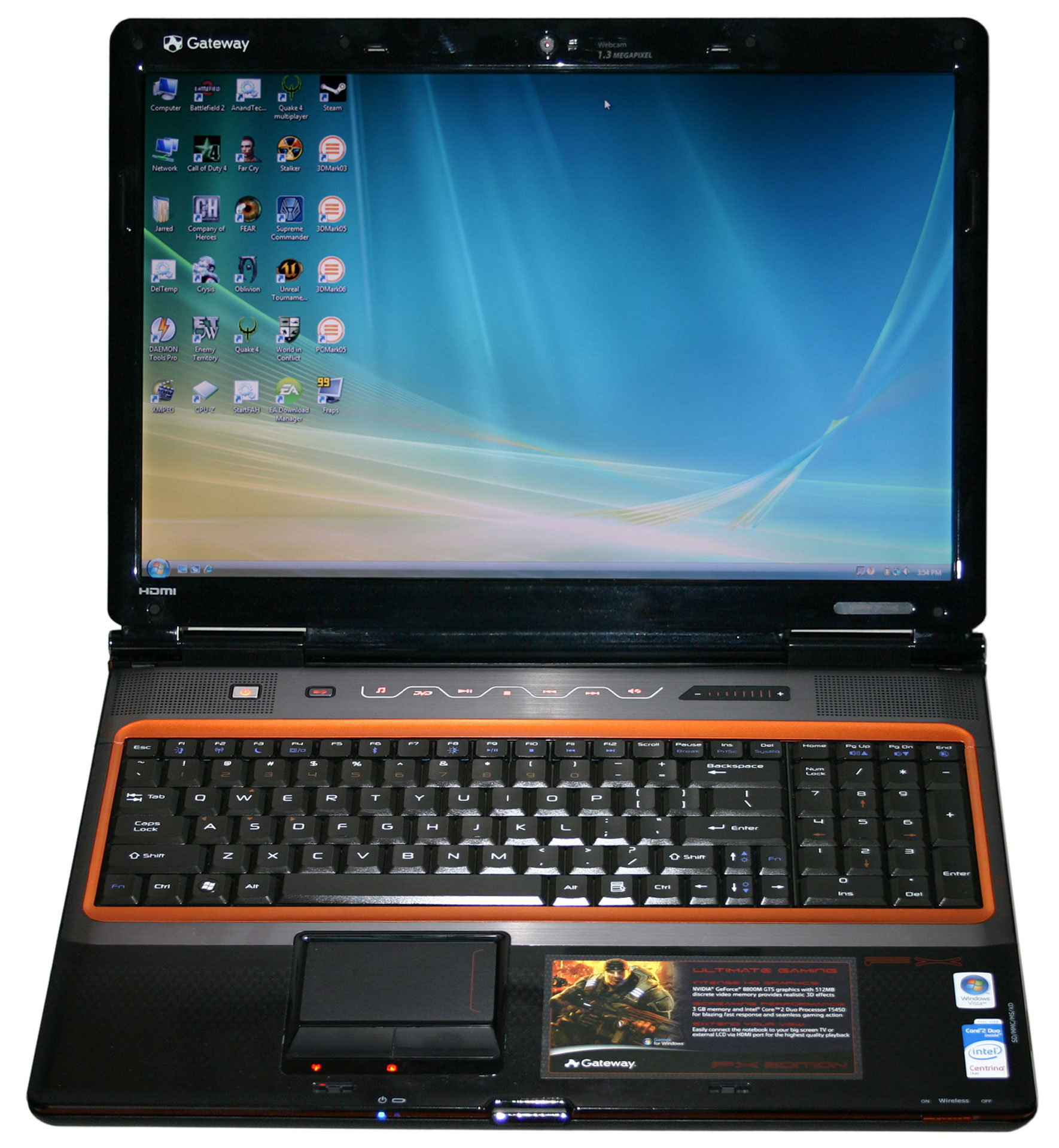 gateway p6831fx laptop 80288