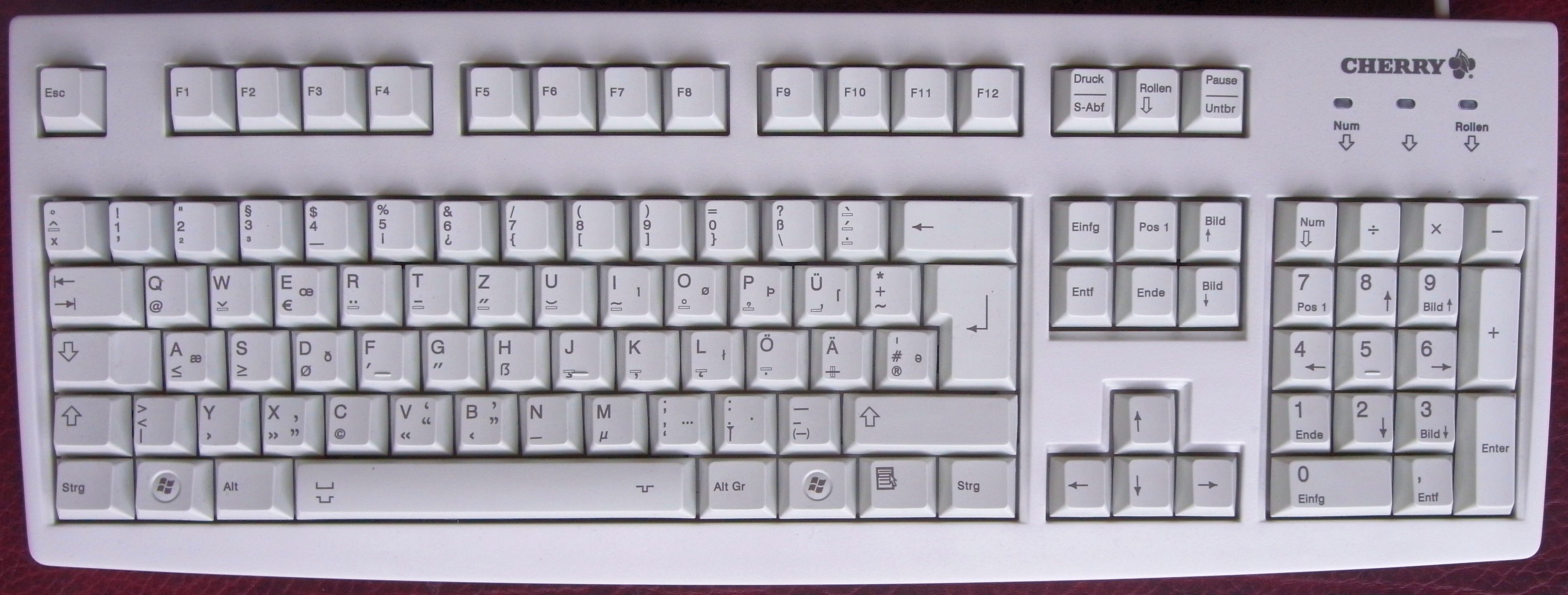 German T2 keyboard prototype 2012-05 ykbzt