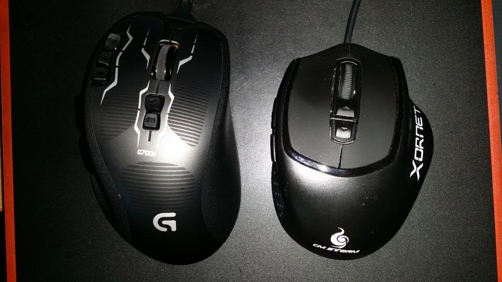 Logitech G700s  CM Storm Xornet mouse 20131212 PadawanGeek