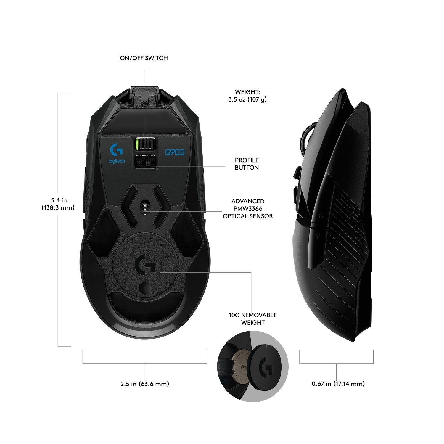 logitech g903 mouse 61465