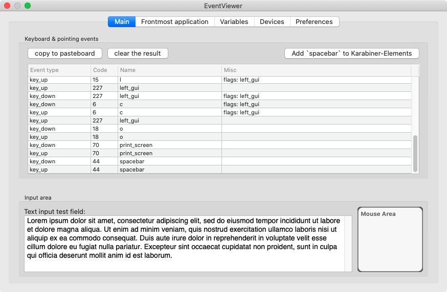 Karabiner eventViewer 2020-06-12