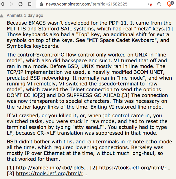 hackernews emacs meta 2019-11-21 z6jd2