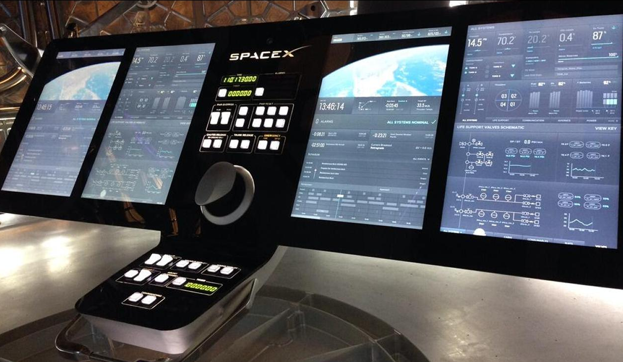 spaceX touchscreen Fg5j4