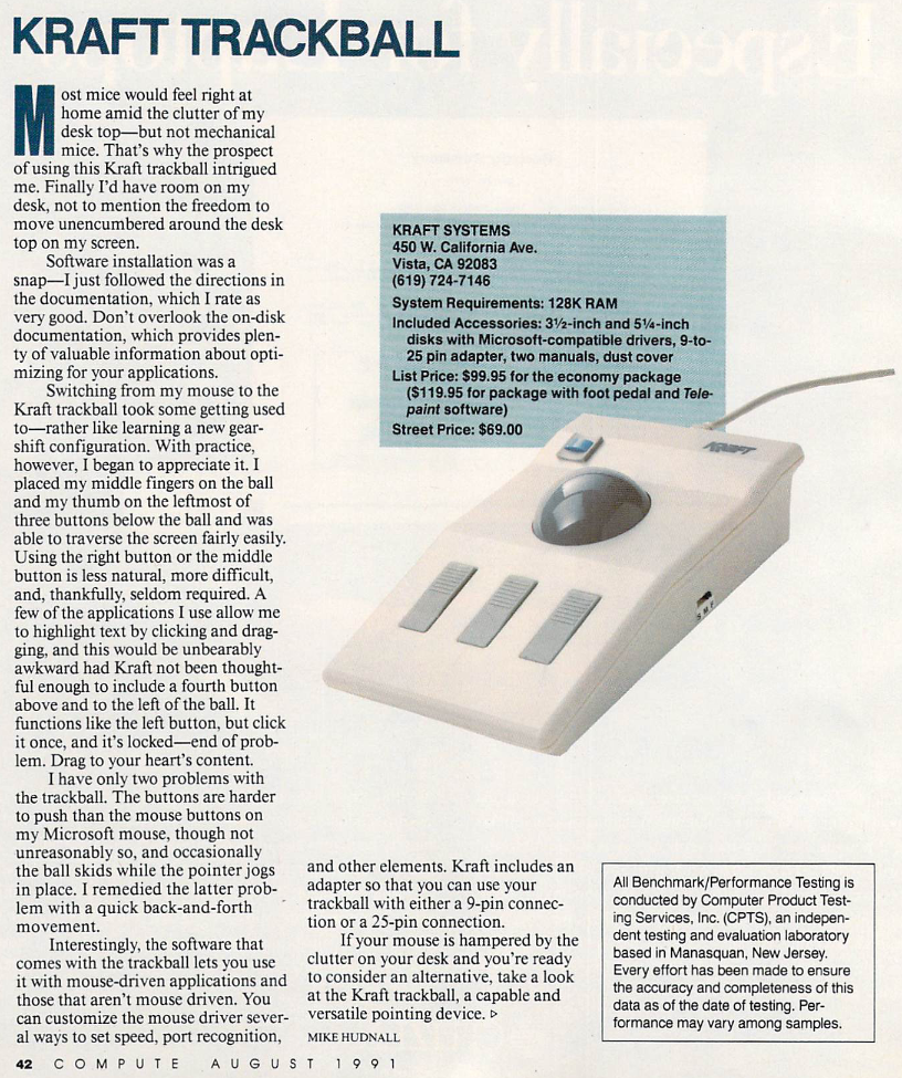 Kraft trackball Compute Mag 1991-08 GCGw