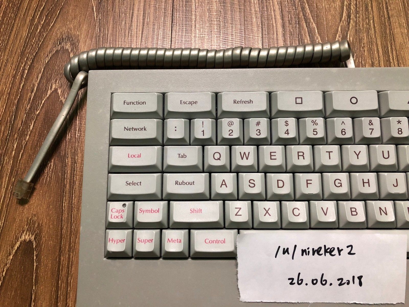 symbolics keyboard pn 365407 rev c 87315