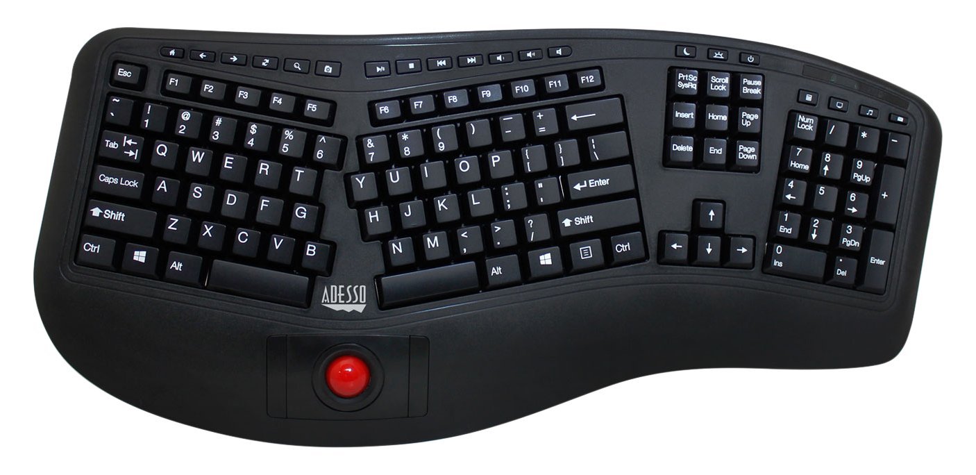 Adesso tru form trackball keyboard 99975