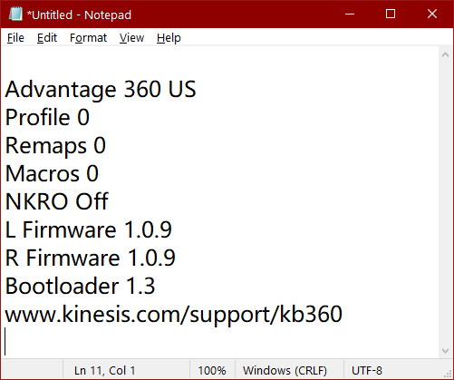 kinesis 360 status 2023-10-23 xqRd