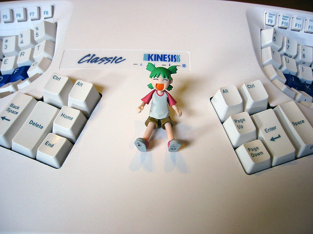 Kinesis keyboard doll