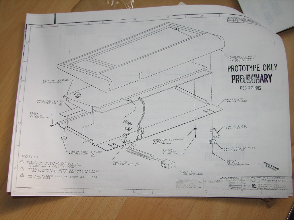 Racal-Norsk KPS-10 keyboard 20