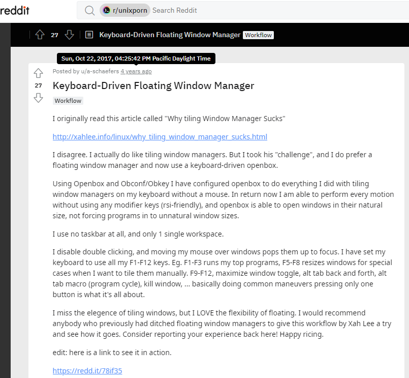 keyboard driven floating window manager 2017-10-22