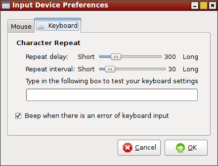 linux lxde lxinput keyboard panel