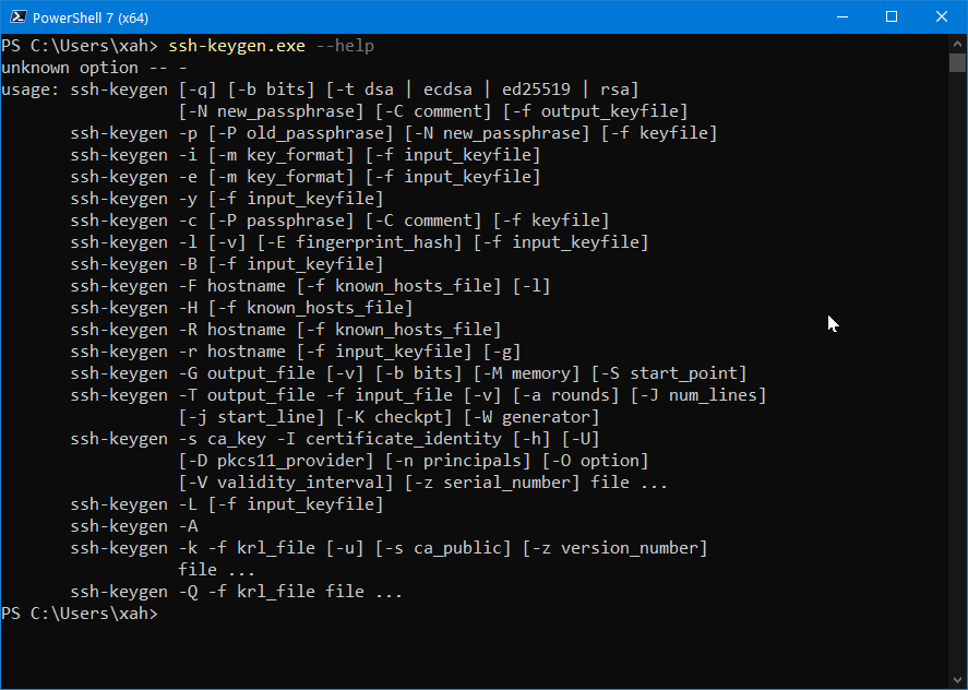 ssh keygen help 2021-02-22
