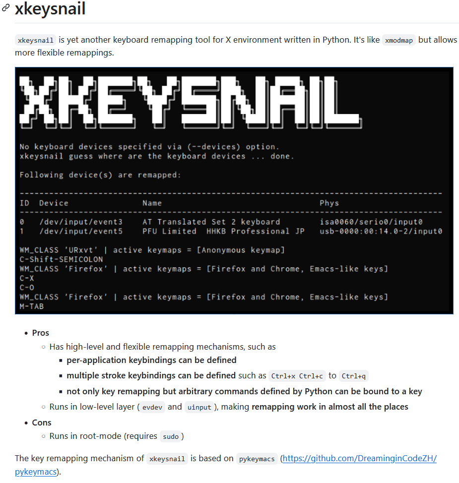 xkeysnail 2024-06-10 DCx8