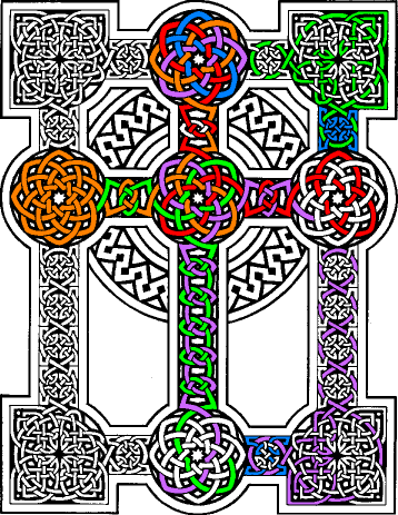 Celtic knots pattern