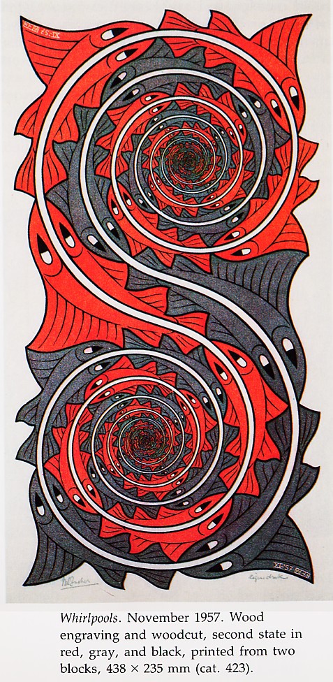 Whirl Pool by M C Escher