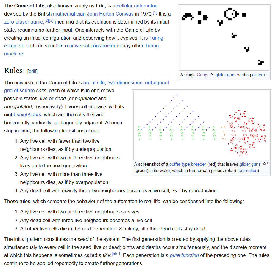 Conway Game of Life 2023-10-27