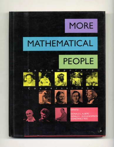More Mathematical People Donald J Albers GKBM