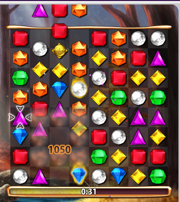 bejeweled flame gem explode