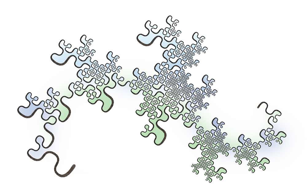 curly dragon curve 02902